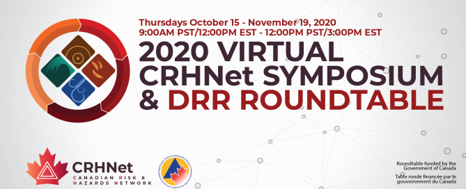 poster for 2020 Virtual CRHNet Symposium & DRR Roundtable