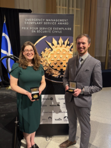 Emergency Management Exemplary Service Awards - Congratulations to Nathan and Sarah!