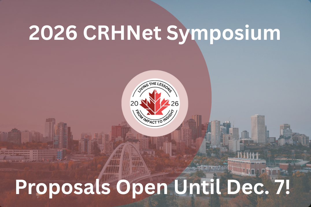 Logo with messaage: Extended 2026 CRHNet Symposium Proposal Deadline